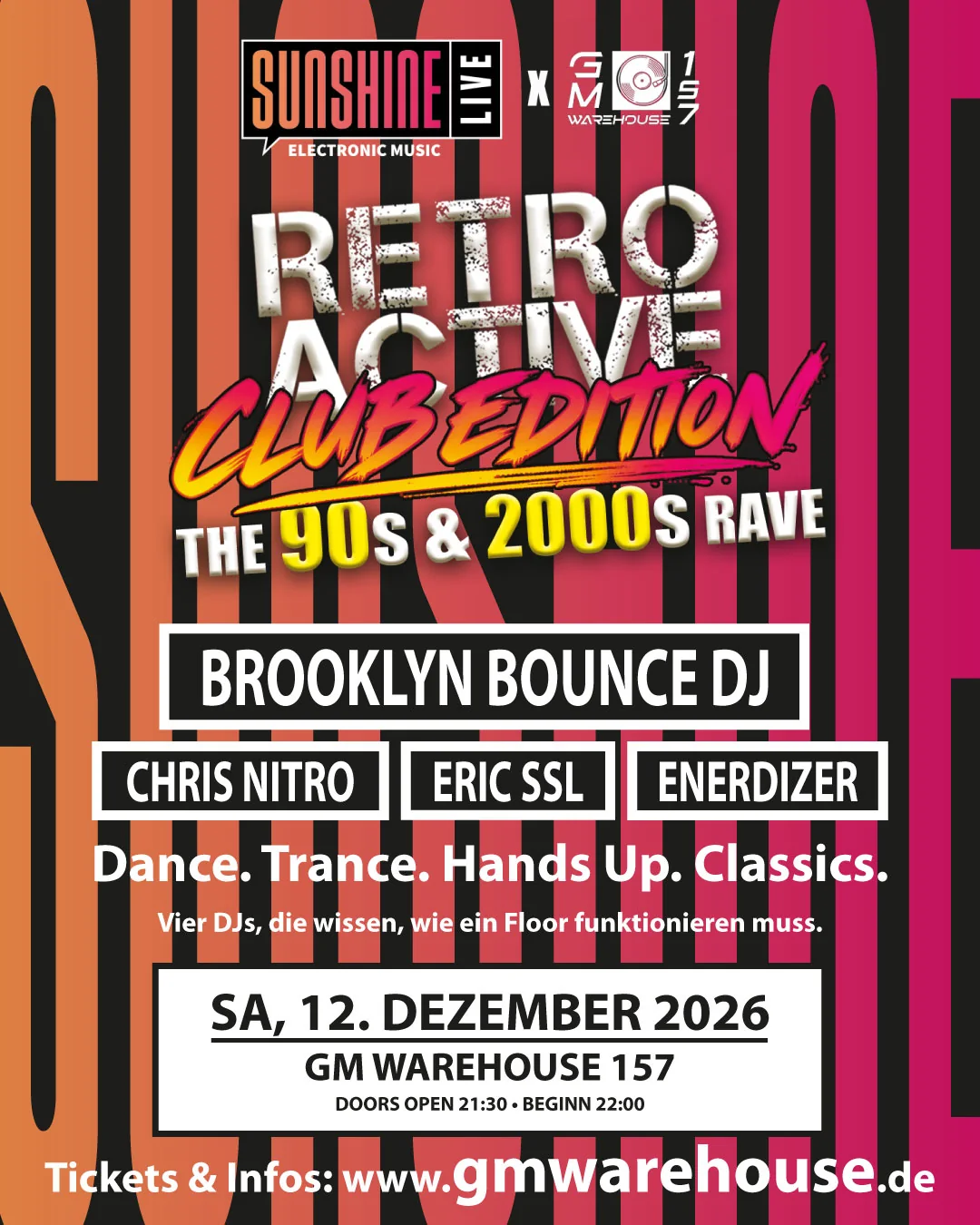 SUNSHINE LIVE RETRO ACTIVE